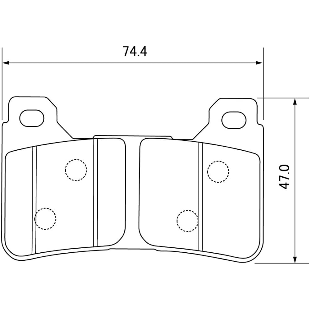 Daytona Motorcycle Brake Pad Hyper Sintered Pad (Sintered Metal Pad) CBR1000RR(04-05) CBR1000RR(06-09) CBR1000RR(12-14) VFR800X(15) VFR800F(14) CBR600RR(05-06) CBR600RR(