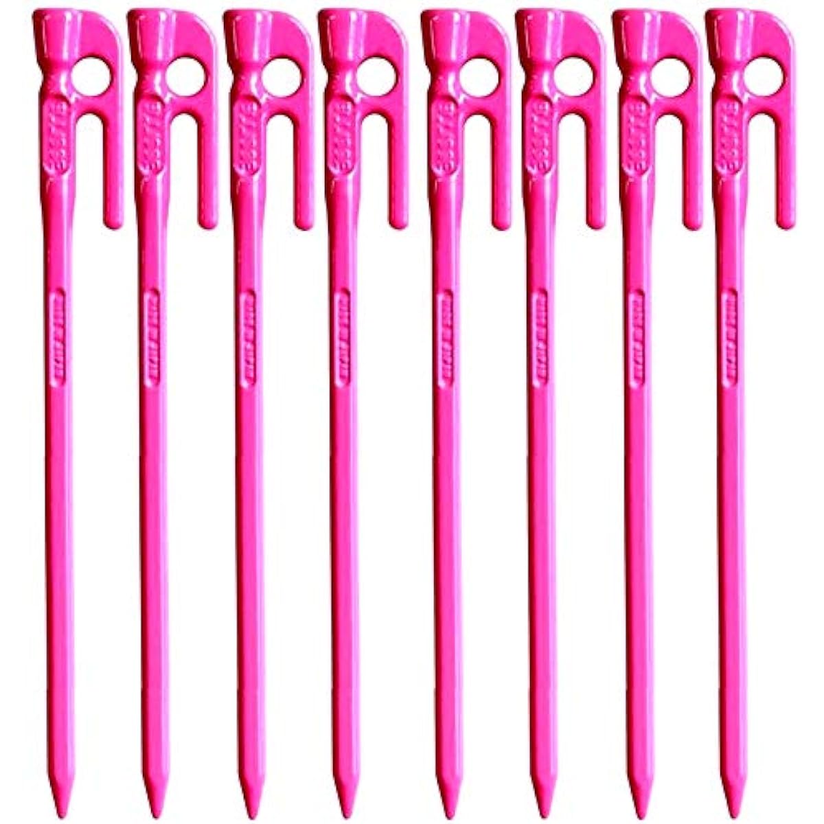 ELLISSE Forged Peg Elisse Stake 28cm Pink Powder Coating Set of 8 MK-280PK MADE IN JAPAN