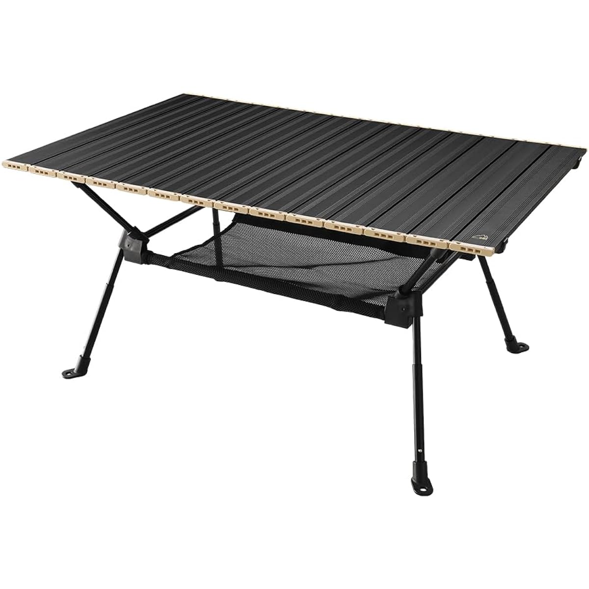 ebi Light Frame Aluminum Table, Lightweight, Easy to Assemble, Height Adjustable, Net Peg Hole EBI-LFTB01-BK