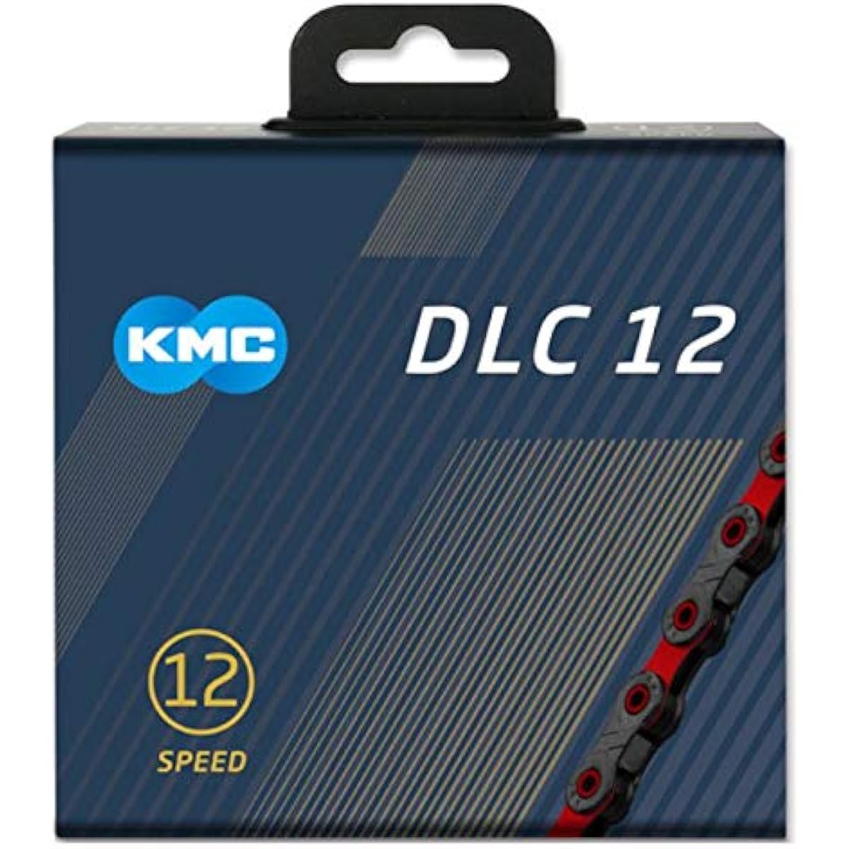 KMC DLC 12 Chain 126Links (Red) for 12 Speed/12S/12 Speed [Parallel Import]