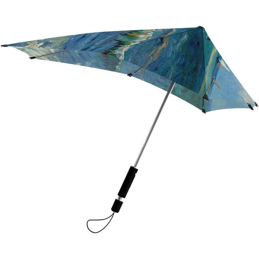 Umbrella Windproof Senz Senz Original Van Gogh Rain Gear Umbrella Parasol Long Umbrella Parasol For Both Sunny and Rainy Days UV Protection