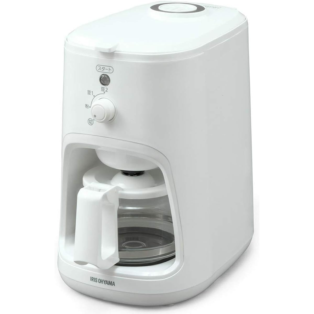Iris Ohyama Coffee Maker Fully Automatic Mesh Filter White WLIAC-A600-W