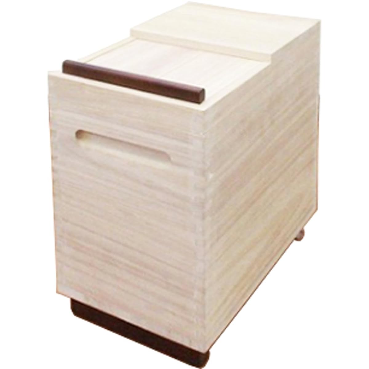 Osmak Rice Bin, Paulownia, 10kg, Insect-proof, with Rear Casters, Rice Box RPO-10