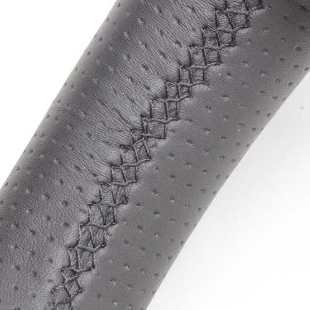 REAL Steering [Land Cruiser Prado (150 Series: Early/Mid)] All Leather [Gun Grip] J150G-LPB-BK