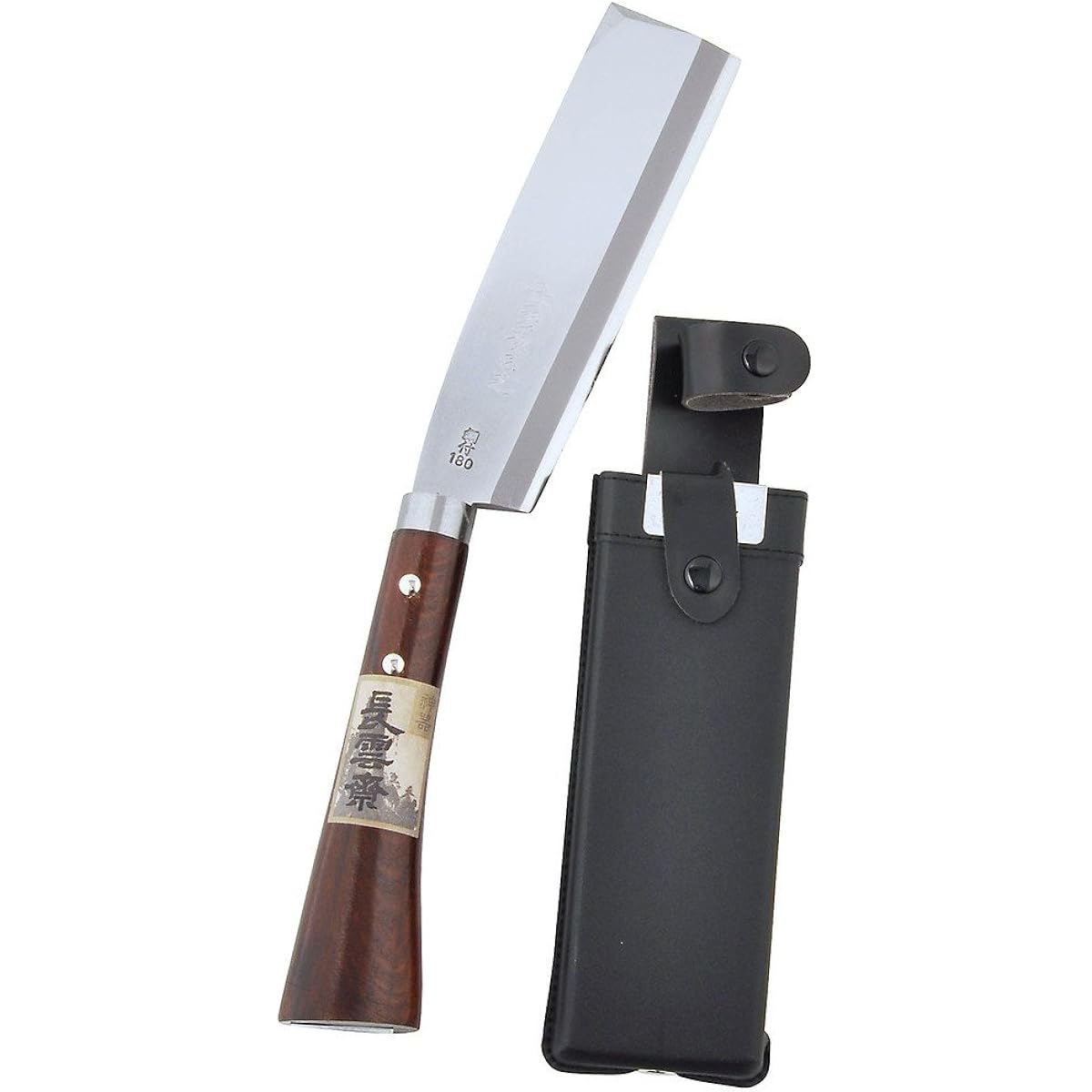 Nagamo Sai Machete with polished saya 180mm