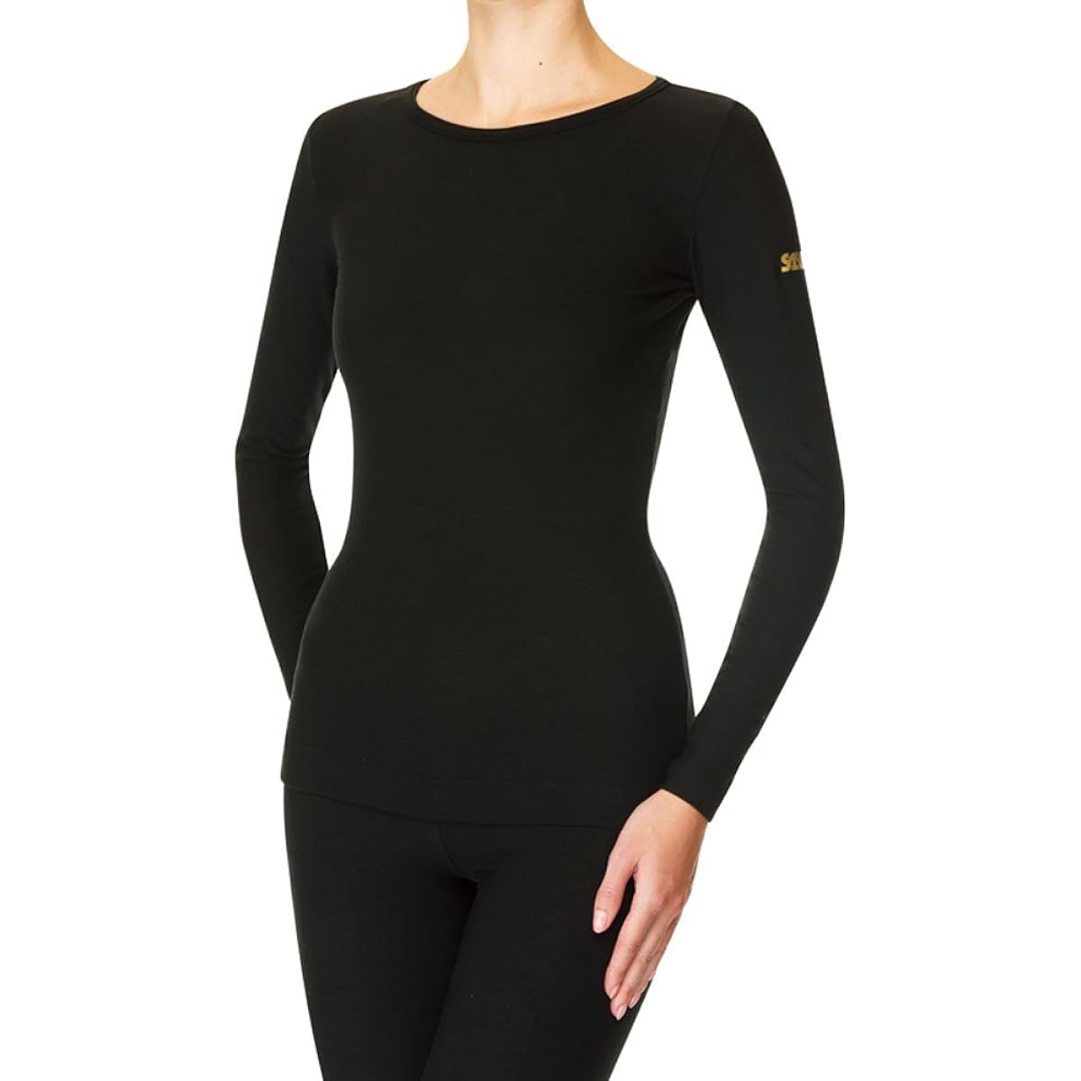 Sasaki Rhythmic Gymnastics Boat Neck Top HW3115 Black (B)