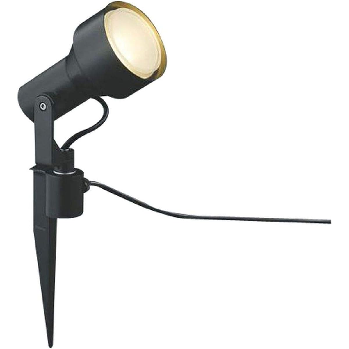 Koizumi Lighting Spike Spotlight Diffused Light Equivalent to 100W Incandescent Bulb Black Paint AU40630L