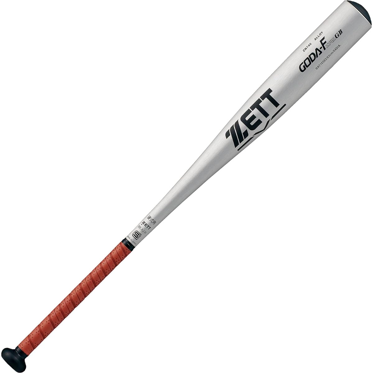 ZETT Hardball Baseball Bat Gouda-Fz740 GB Metal (Super Duralumin (NZ740)) 83cm Over 900g Made in Japan BAT14383