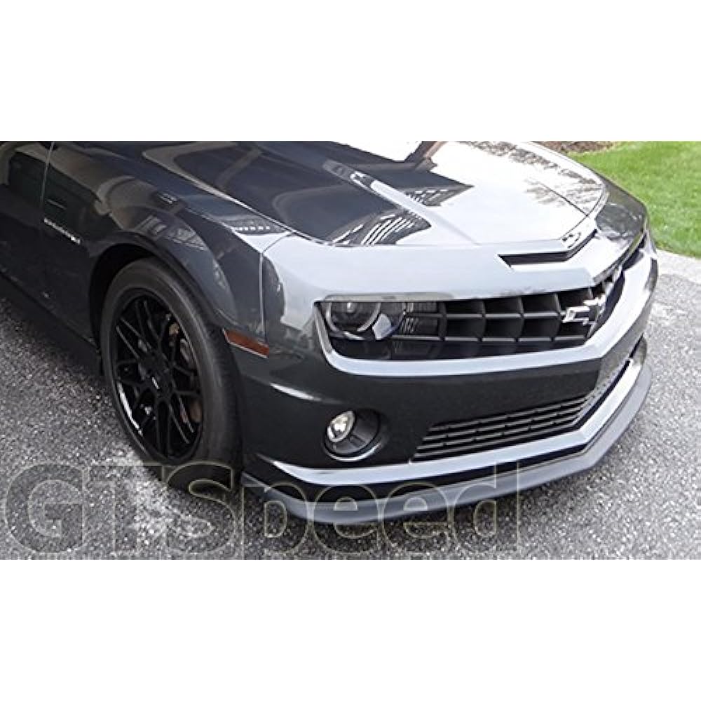 [GT-SPEED] SLP style polyurethane Front bumper lip, 2010-2013 CHEVY CAMARO SS/V8 bumper only (not compatible with V6 bumper).