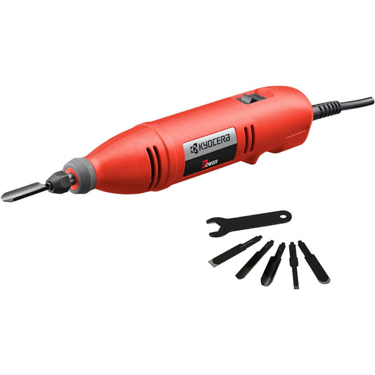 Kyocera Old Ryobi Electric Carving Knife DC-501F Set of 5 Replacement Blades 4988204 [Includes a great value replacement blade set, so you can easily do glass carving and model work by turning on the switch] Replacement blade shaft dimensions Width 5.5 x