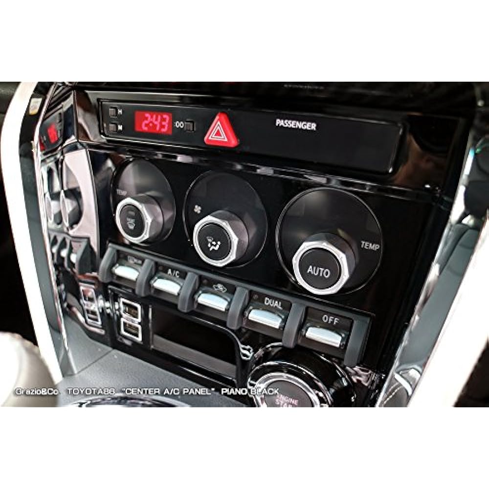 Toyota 86 Subaru BRZ Center A/C Panel Piano Black Genuine Replacement Type PBK