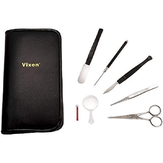 Vixen Microscope Accessories Dissecting Instrument Set (with Case) Black 24026-5