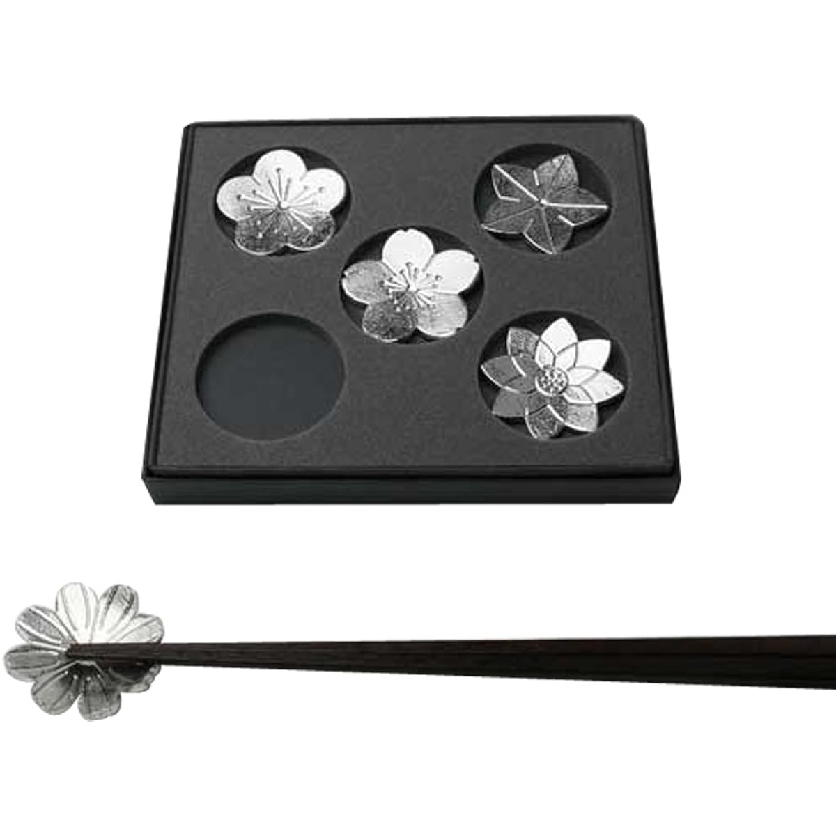 Nousaku Chopstick rest - Hanabana - 5 pieces [100% tin] 501716