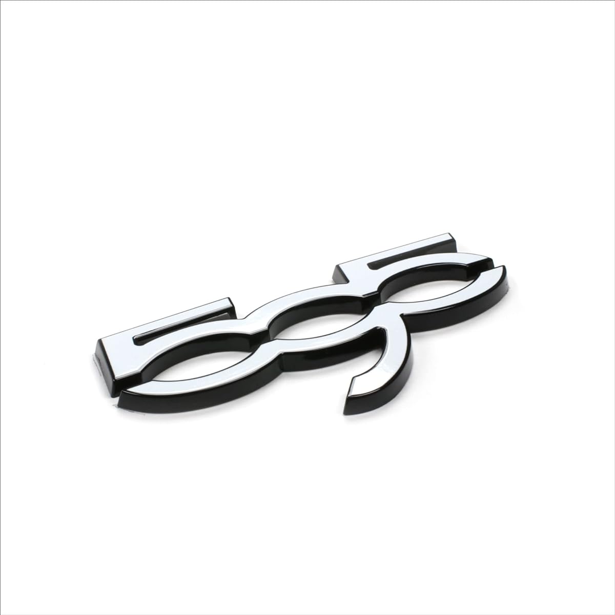 Eve Design Abarth 595 All Series Exclusive Emblem Custom Kit Emblem Transformers (Painted) *For Cars With "500" Emblem On Interior Panel*Part Number: ETA-WH1 [White]