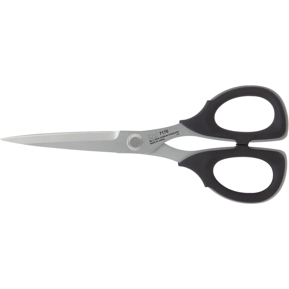 Kai Razor Scissors Sharpness and Durability Small Scissors For Detailed Work 170mm Made in Japan Molybdenum Vanadium Stainless Steel Unprecedented Impressions Stress-Free Elastomer Handle that Doesn't Fatigue Rust-proof and Glue-resistant For Cloth Paper