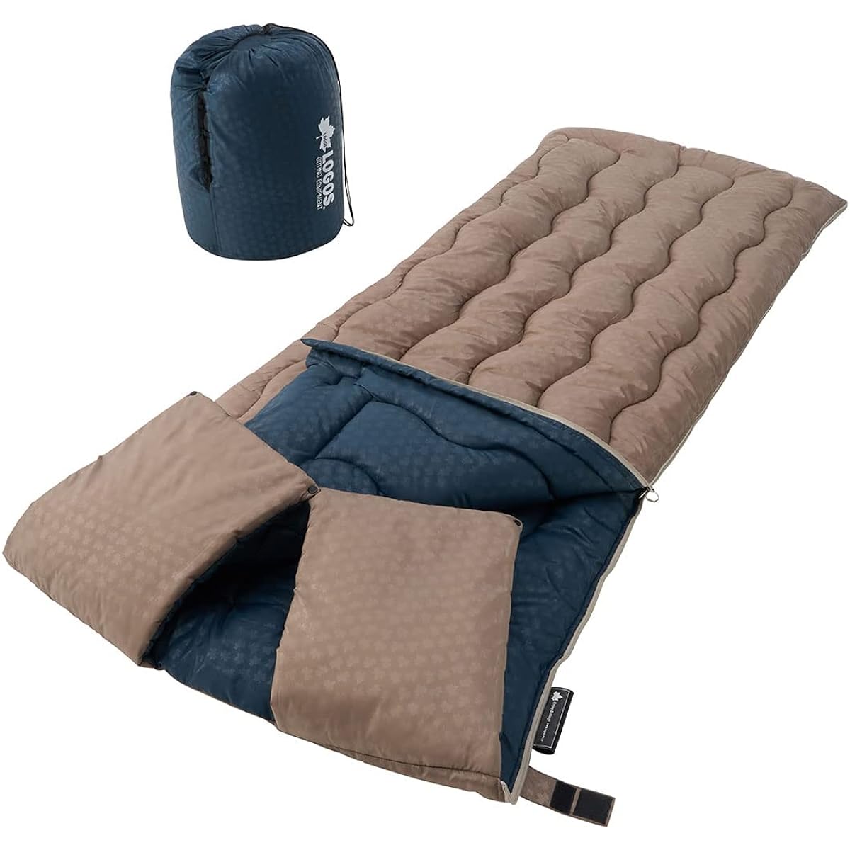LOGOS Antibacterial and deodorizing washable warmer sleeping bag -4 72600038 Sleeping bag sleeping bag for winter Envelope type Suitable up to -4℃ Disaster prevention Can be connected Fully washable