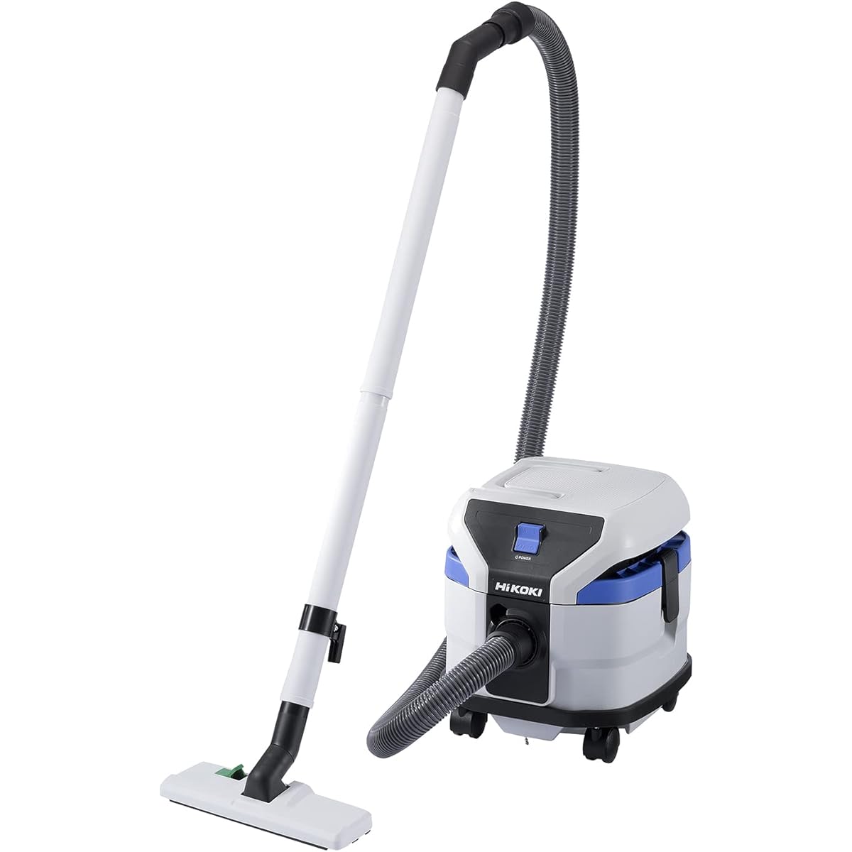 HiKOKI Dust Collector for Power Tools AC100V Tank Shape Change Casters with Stopper For Both Dry and Wet Use FRP80SB(L)