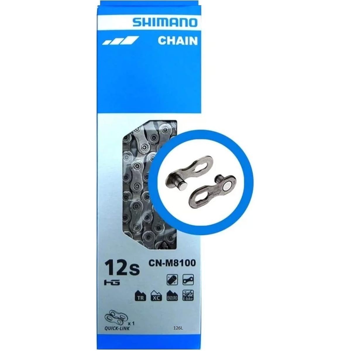 SHIMANO CN-M8100 12S 126L included/SM-CN910-12 Quick link for 12S