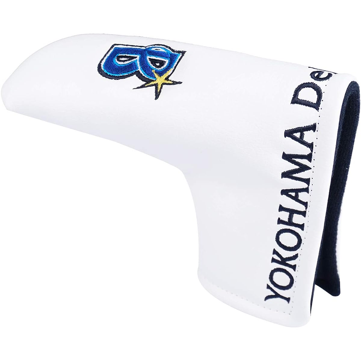 Rezax Head Cover Yokohama DeNA Baystars Putter Cover for Blades and Mallets White YBPC-0528