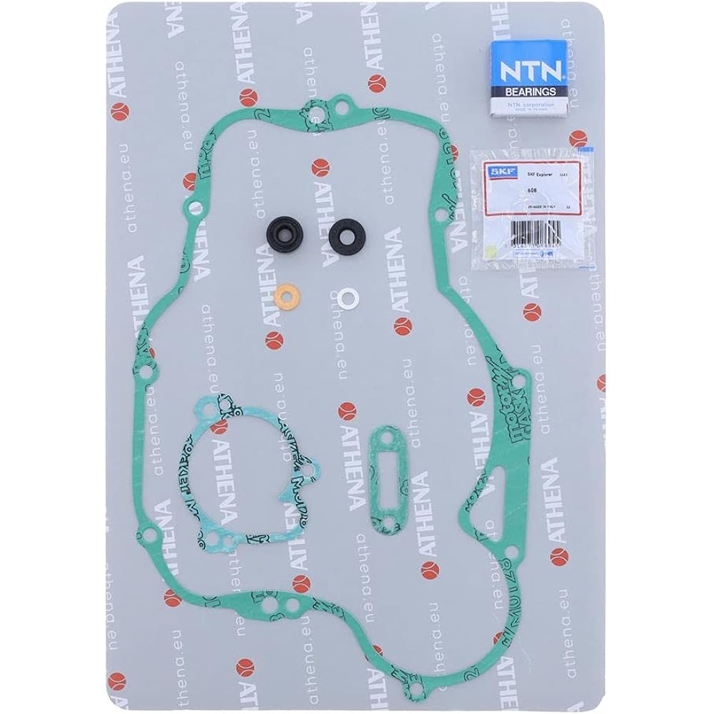 ATHENA PARTS Water pump gasket kit with bearing Kawasaki KX 250 1994-1998 Black