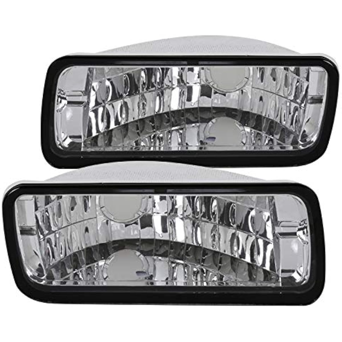 SPEC-D TUNING Clear Lens for Chevrolet Camaro Driving Bumper Light Winker Lamp Left+Right