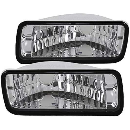 SPEC-D TUNING Clear Lens for Chevrolet Camaro Driving Bumper Light Winker Lamp Left+Right