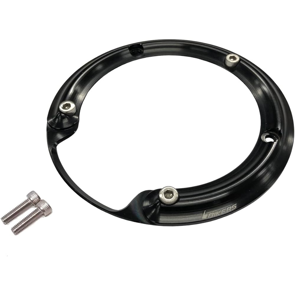 BIKERS Fuel Cap Ring Rebel 250 CBR250RR Monkey 125 CB250R CB400R CBR650R Aluminum Black BK-H0563-BLK