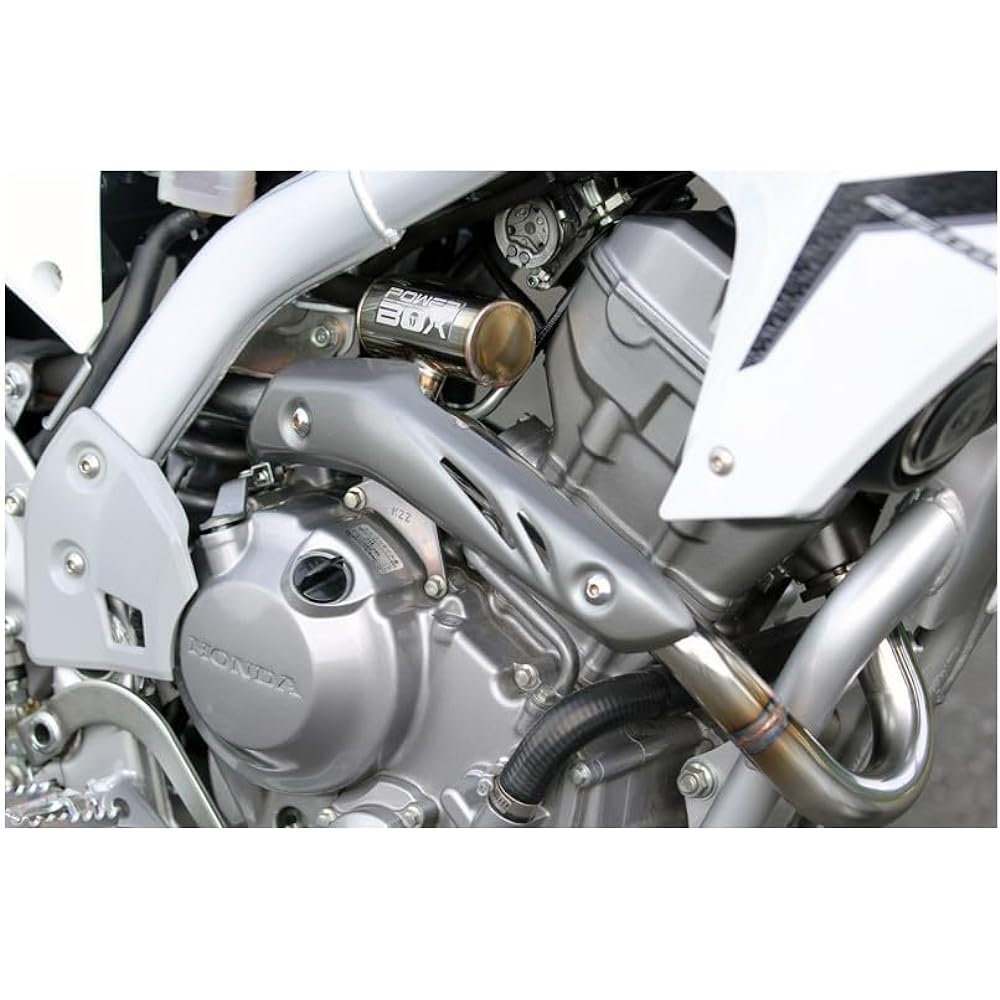 Special Parts Tadao (SP TADAO) POWER BOX Exhaust Pipe Stainless Steel Polished Finish CRF250M [MD38] CRF250L [MD38] CR2-PB-01