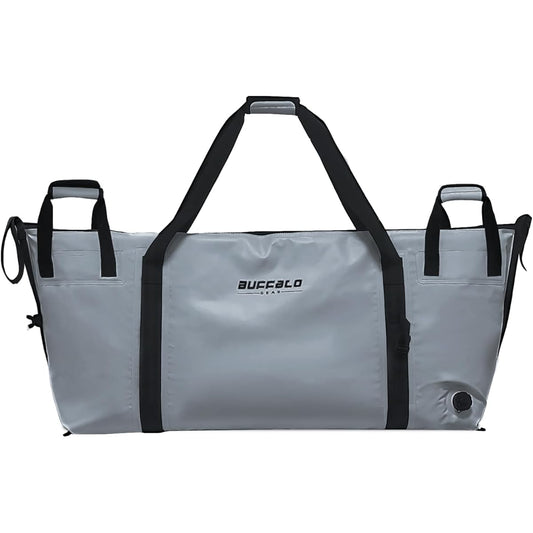 Buffalo Gear Insulated Soft Cooler Box Large Fishing Cooler Bag, 120cm 150cm 180cm Tuna Insulated Bag Fishing Cooler Portable Waterproof Fish Bag Keeps Ice Cold for Over 24 Hours