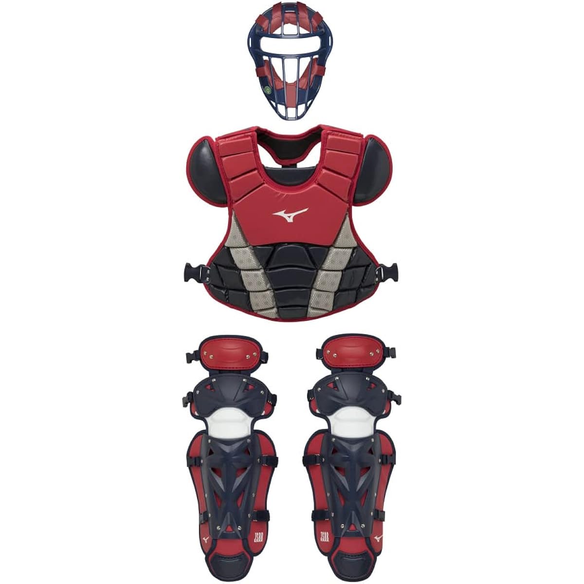 MIZUNO Baseball Junior Boys Softball Catcher Protective Gear 3 Piece Set 1DJPC017