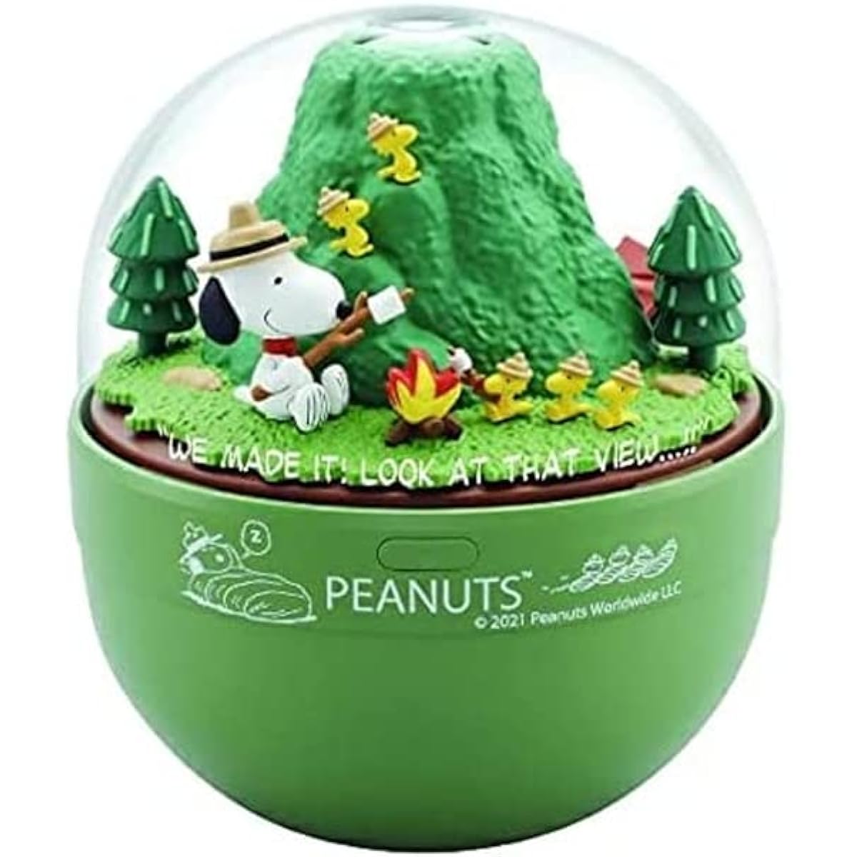 Shine Snoopy Beagle Scout Humidifier 14 x 12 x 12cm Green Plastic 4582319373212
