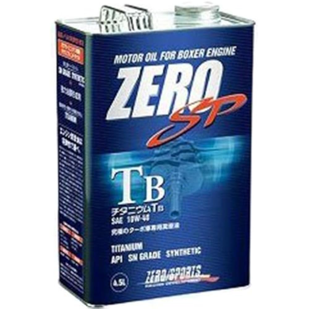 Zero Sports Titanium TB SN 1.1 gal (4.5 L) [HTRC3] & 0899007 ZERO SP Oil Filter II (Set Purchase)