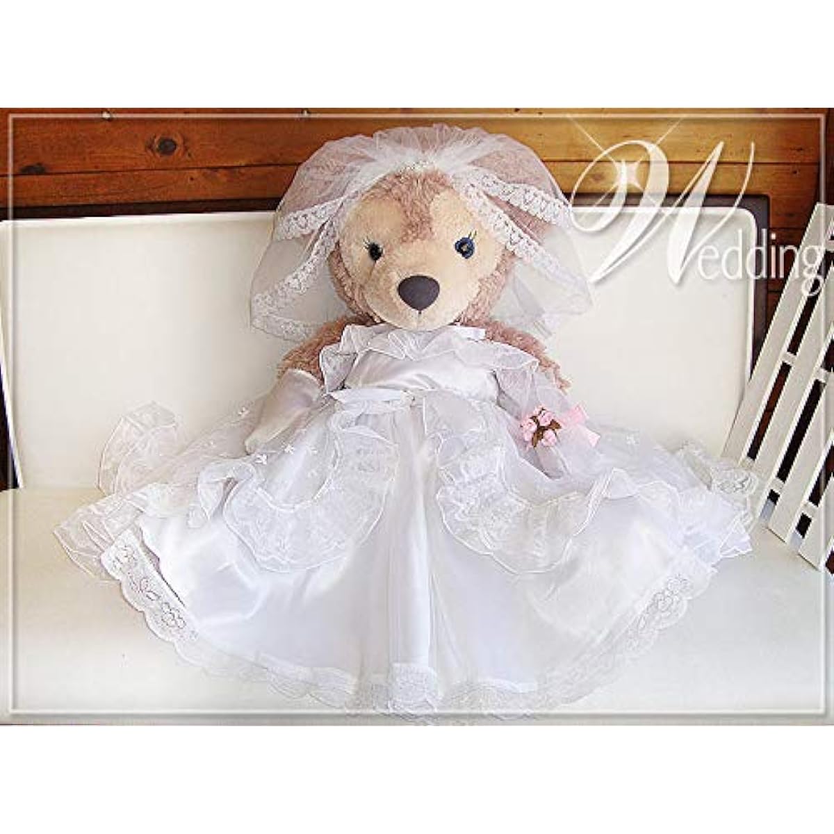 The long-awaited M size wedding Duffy Shellie May costume wedding dress (ribbon pattern) 12t-m