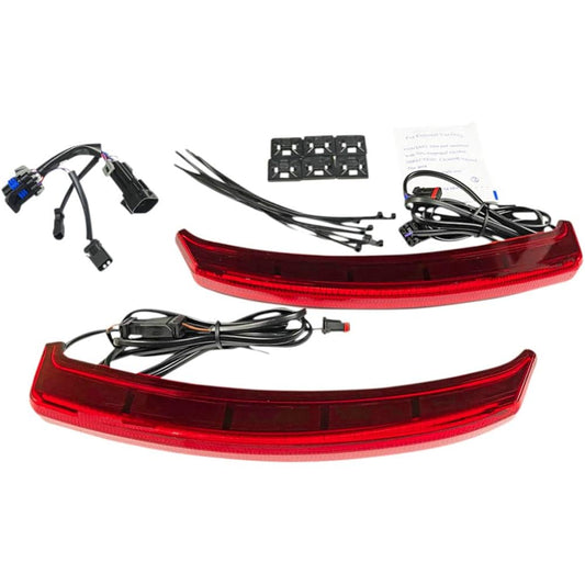 Custom Dynamics LED Saddlebag Light for Indian Chieftain and Dark Horse (Not Challenger) - Red