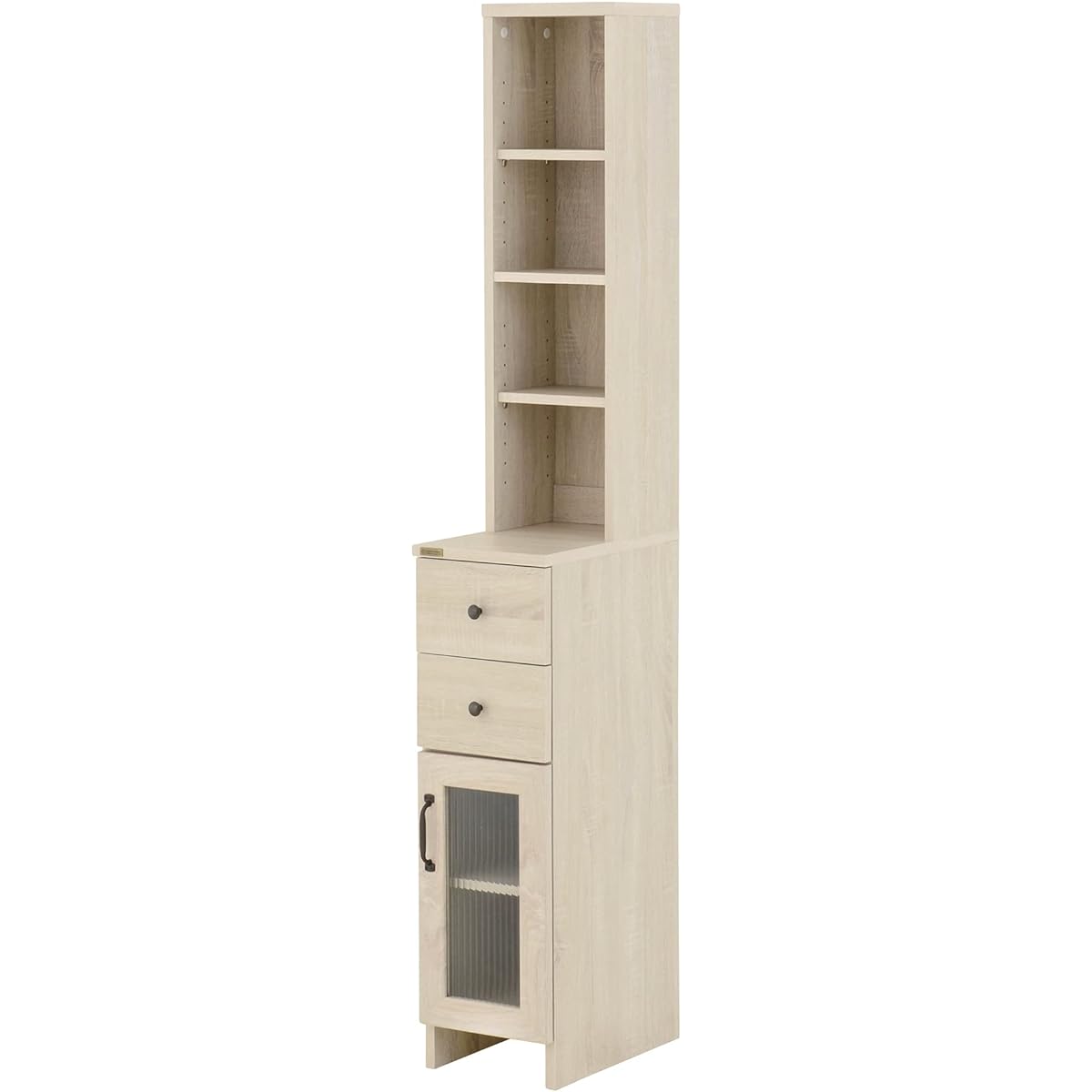Sato Sangyo DOLLY Gap Storage Width 25cm Ivory Oak White Slim Movable Shelf DO170-25SS IV