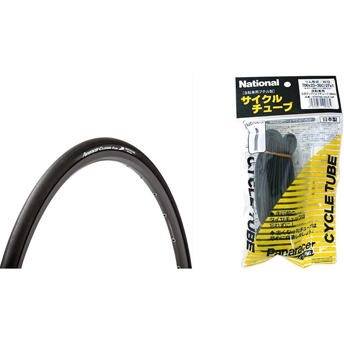 Panaracer Clincher Tire [700×25C] Closer Plus F725-CLSP (For Road Bike, Cross Bike/Road Race, Commuting, Touring)