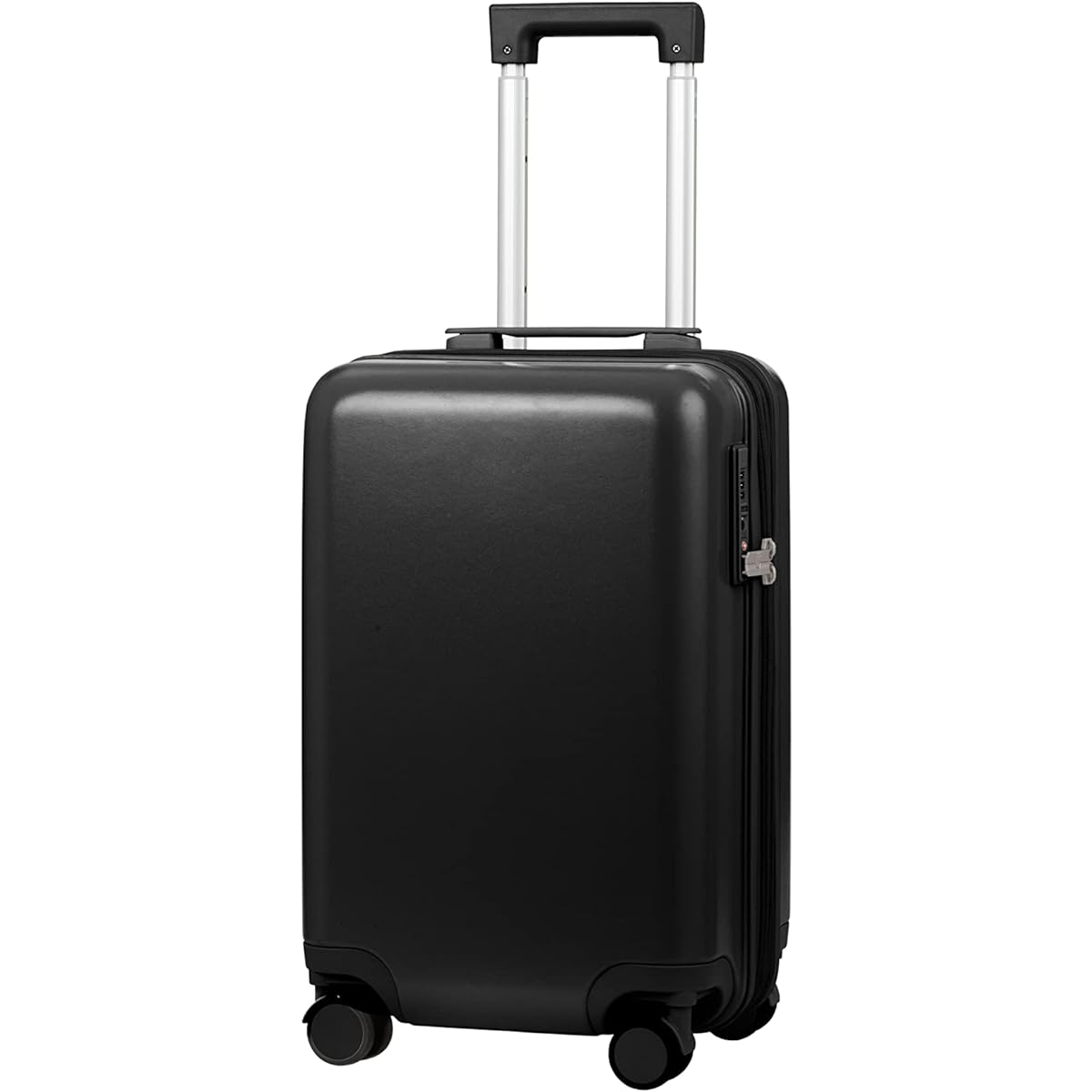 [Legend Walker] Suitcase Carry Zipper Lightweight M Size (with expansion function/double casters (51-61 [MONOTONE/Black] <5520-57-BK>