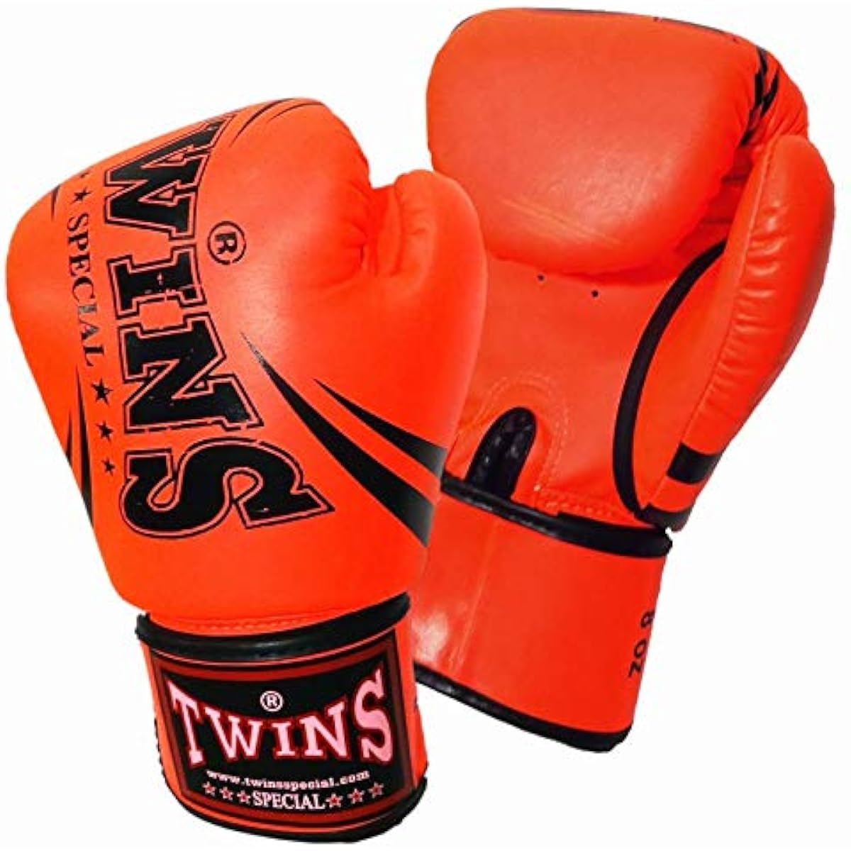 Twins Boxing Gloves PU Leather DM31 Dark Orange