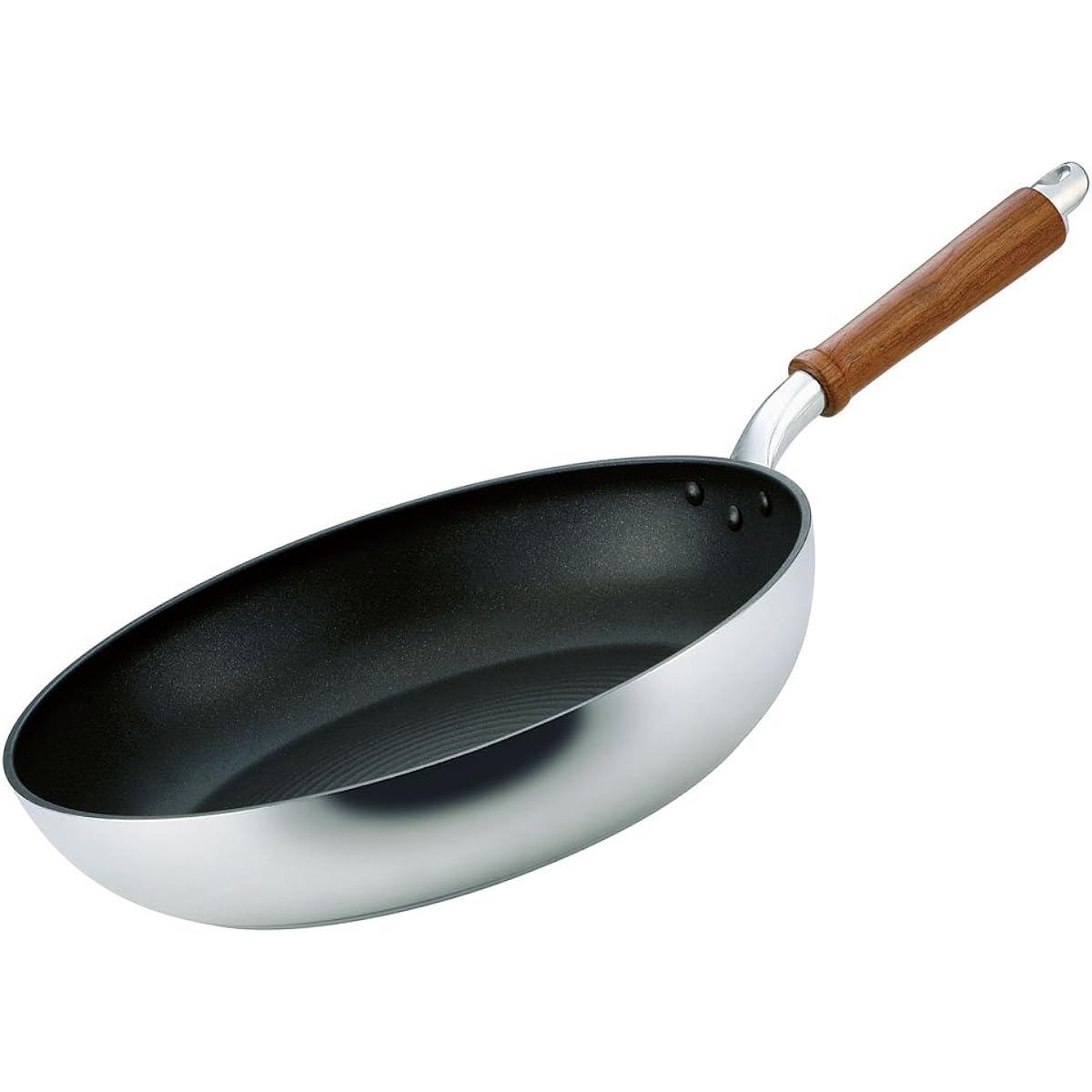 Hokuriku Aluminum Lightweight Frying Pan 33cm For Gas Fire Only Made in Japan Senren Cast A-0246