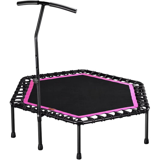 HONEI Trampoline Fitness Rubber Type 122cm Load Capacity 150kg Fitness Trampoline for Aerobic Exercise Exercise Diet...