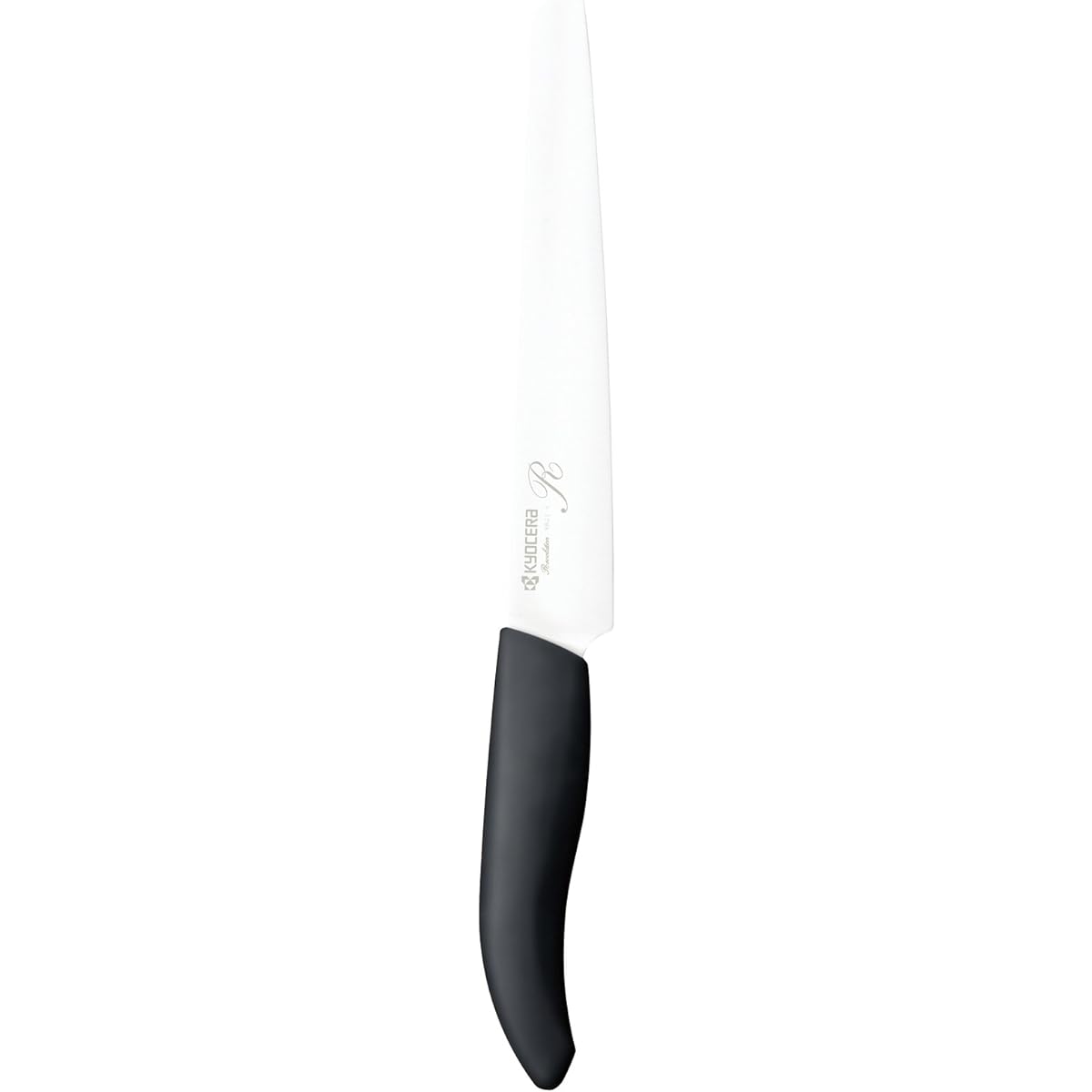 Kyocera Japanese Knife Fine Ceramic Bread Cutter 180mm Dishwasher Safe Black FKR-180PX-FP