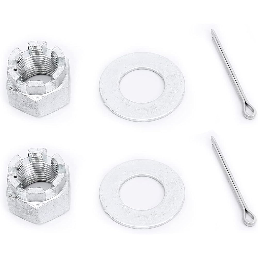 FKG Rear Axle Hub Castle Nut Kit 2013-2018 Polaris 900 Ranger 4X4 2008-2014 Polaris RZR 800 2016-2021 Polaris Sportsman 450 HO 2015-2022 Polaris Sportsman 570 4X4 Set of 2