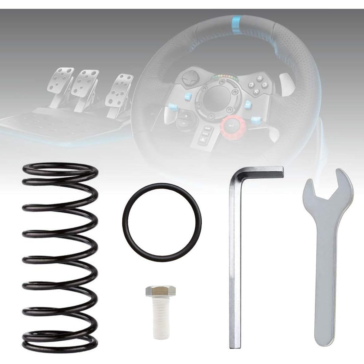 logitech g27 pedal mod GLODORM Upgrade MOD Brake Pedal Spring Kit Logitech G27 G29 G920 G920 –  Mega Shop Japan