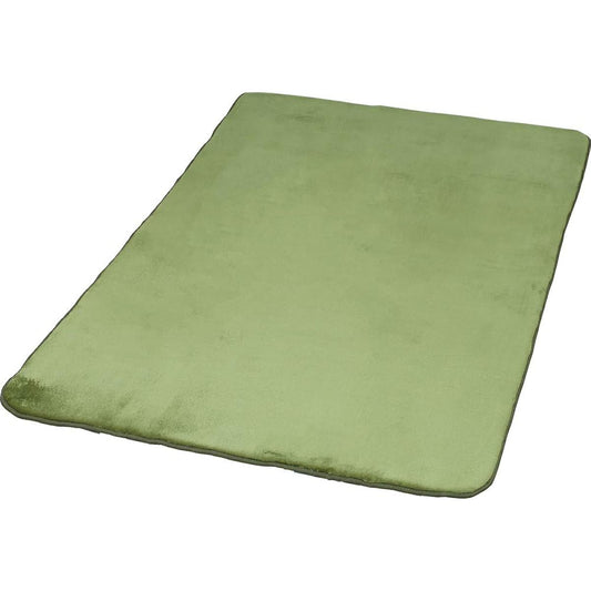 Iris Plaza Washable Memory Foam Rug Dust Mite Resistant Soundproof Flannel 200 x 300cm Comfortable Fluffy Texture Anti-Slip Green