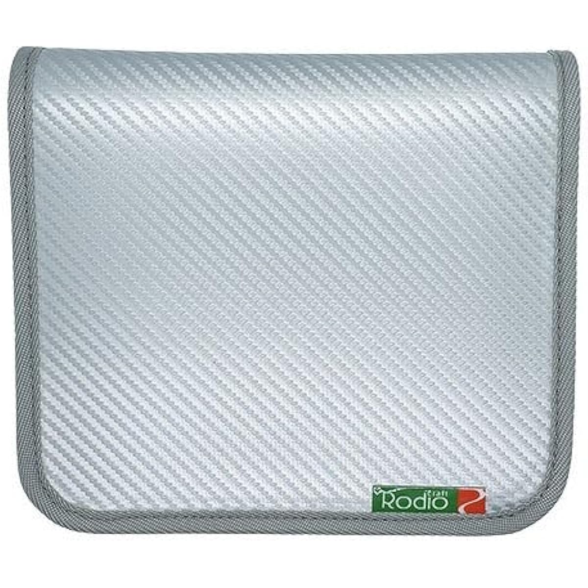 Rodeo Craft Lure Case Carbon Wallet Large Silver/Chartreuse