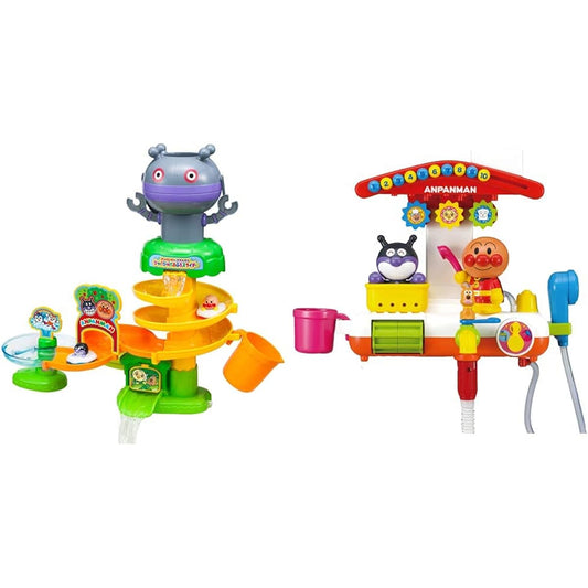 Anpanman and Dadandan Jabba Jaba Bath Slider & Anpanman Lots of fun! Anpanman in the bath Size: W370 x H300 x D150 mm [Set purchase]