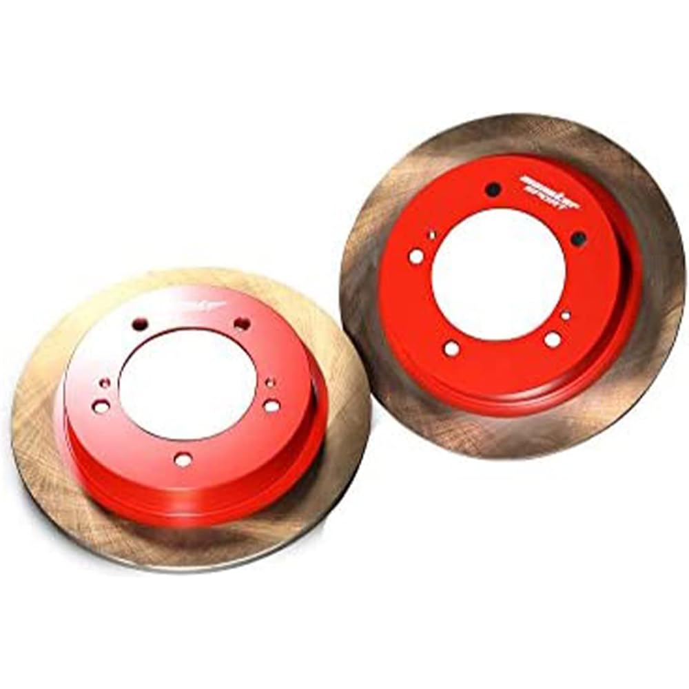 MONSTER SPORT Brake Disc Rotor [Front] For Jimny [JB23W/JB64W] and others *No slit | JB23 JB64 JB43 JB74 Brake Rotor | 431300-5200M