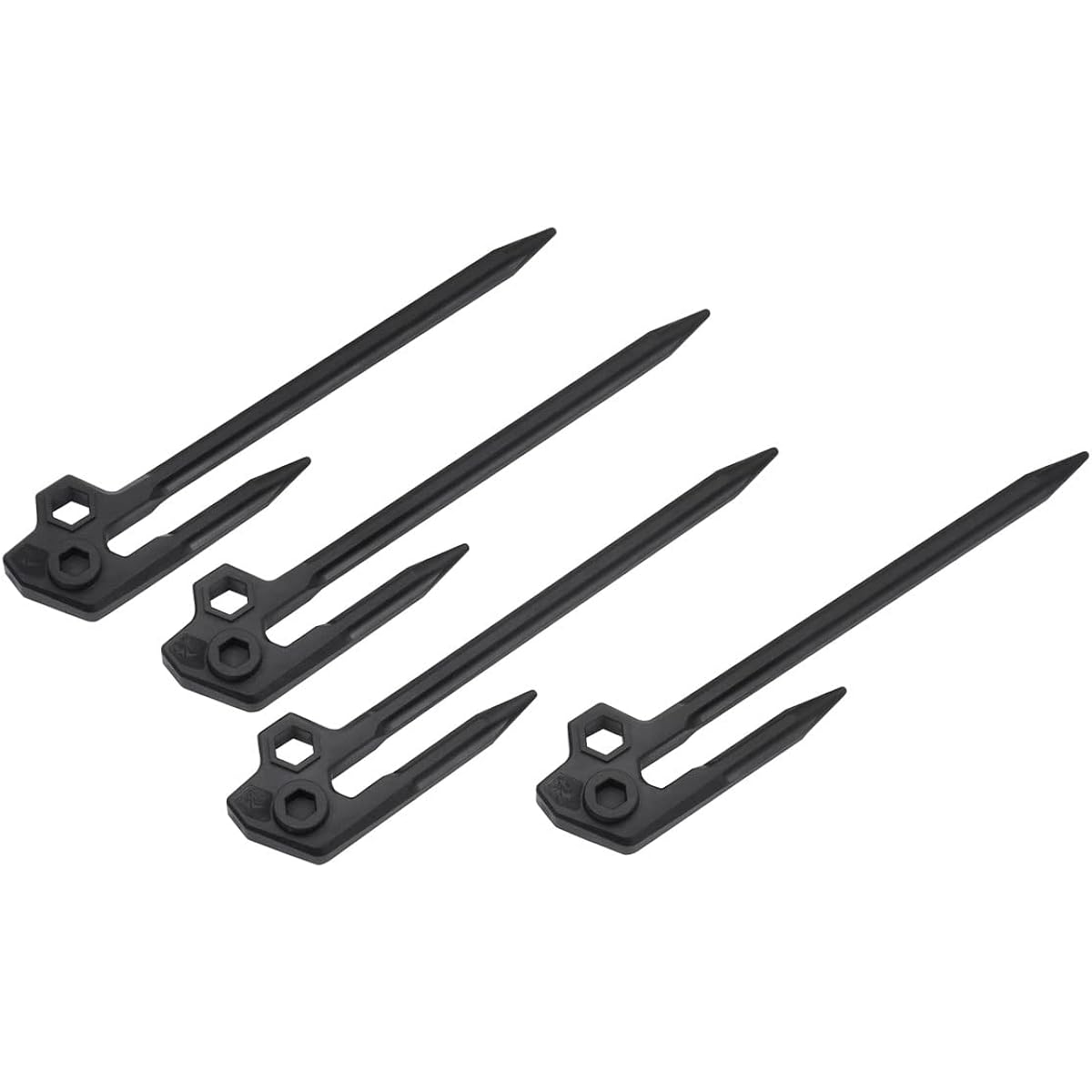 Dirtfreak MIGRATRAIL Hexa Stake Multifunctional Camping Peg 8mm/10mm Hex Wrench Function Stacking Carabiner Mounting Hole Tent Tarp Outdoor Ultra Light Ultra Light UL MT20-0104