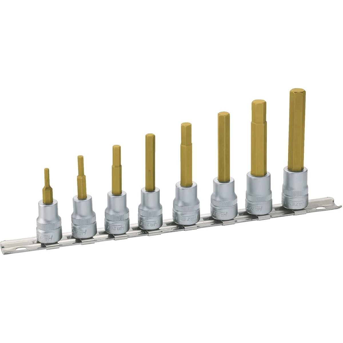 Hazet 8801/8h Hex 3/8" 8piece Screwdriver Socket Set