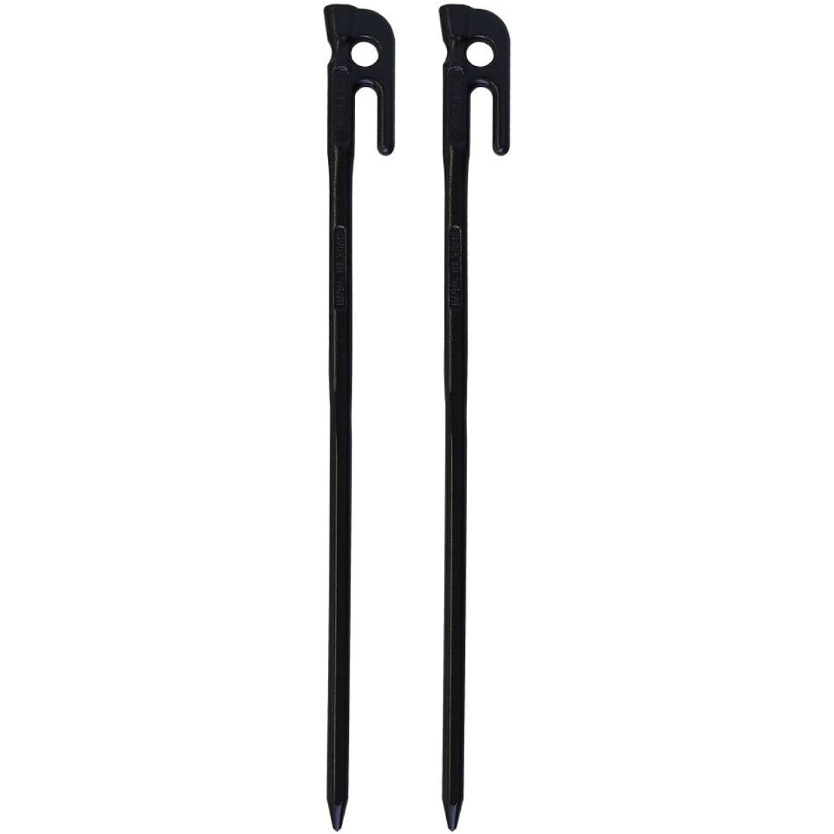 ELLISSE Forged Peg Elisse Stake 48cm Set of 2 Cation Electrodeposition Baking Paint MK-480K MADE IN JAPAN